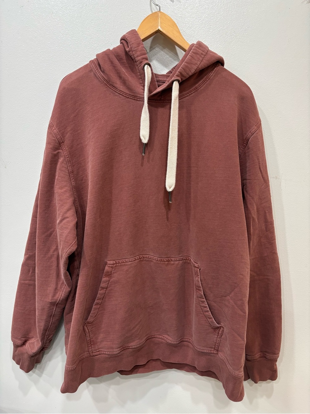 Buck Mason Brick Venice Wash Sweatshirt Hoodie Men’s Size XXL